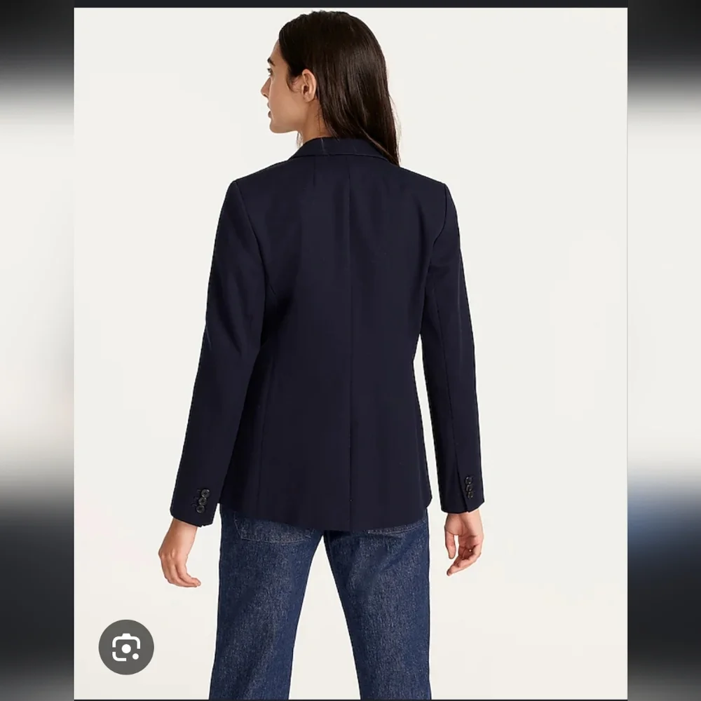 J By J. CREW 100% Cotton Single Button Blazer Sz 0